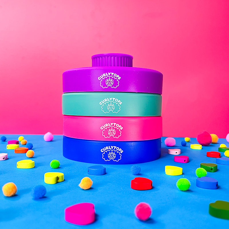 Silicone Hair Diffuser for drying curly hair fits hair dryers with a diameter barrel