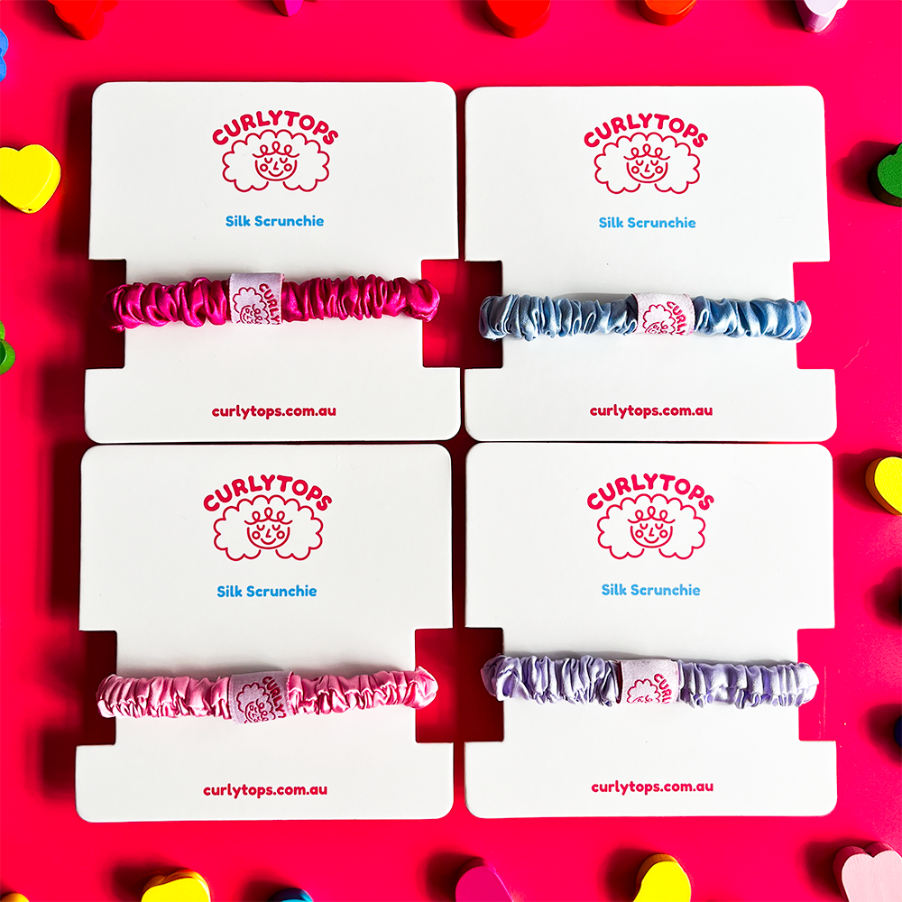 silk scrunchies for hair