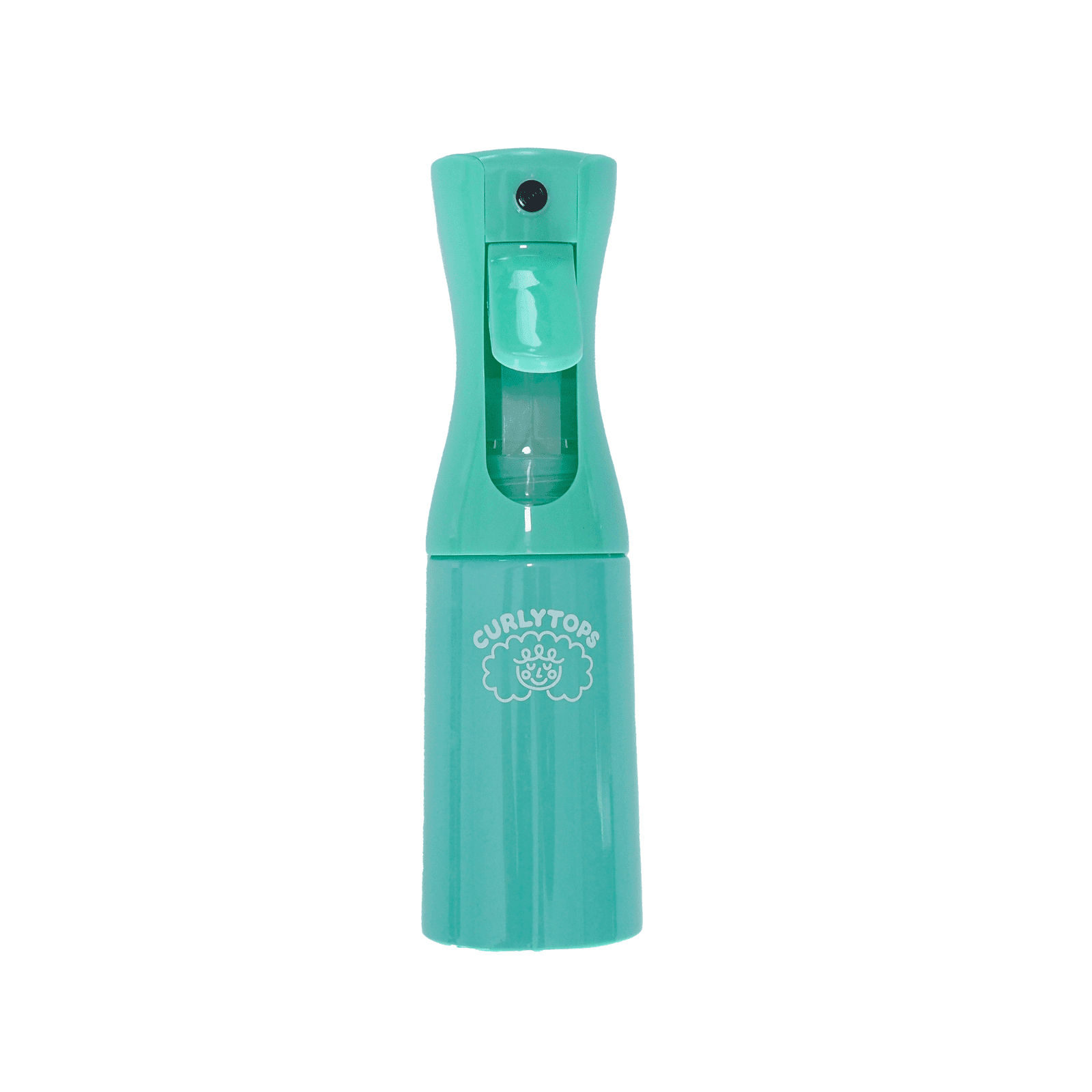 Continuous spray bottle for curly hair
