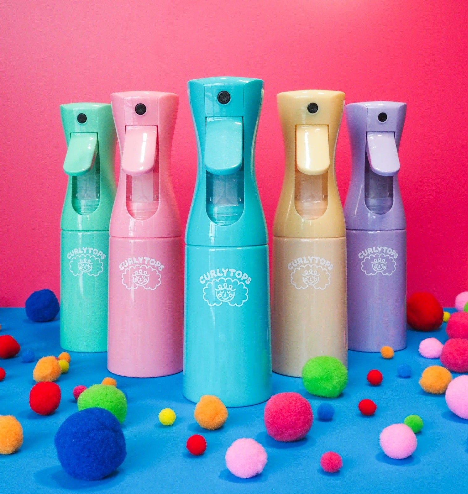 Curlytops Curl Spray Bottle for curl refreshing